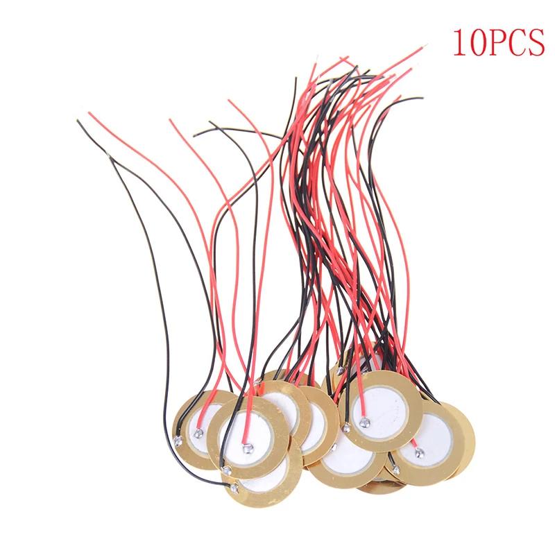 Piezo Ceramic Elements Sounder Sensor, Trigger Drum Disc, Buzzer Piezoelétrico de Cobre, 20mm, 10Pcs - Image 1