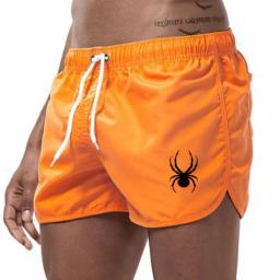 Calções de banho respiráveis masculinos calções de praia confortáveis fitness basquete esportes casuais shorts de verão - Image 3