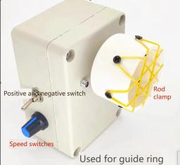 Portátil Pesca Rod Fazendo Máquina De Enrolamento Unidade Elétrica Profissional, DIY Ajustável Wire Wrapping Machine, 0-50RPM - Image 3