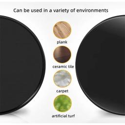 2 pçs discos deslizantes slider disco de fitness exercício placa deslizante núcleo abdominal treinamento muscular yoga disco deslizante equipamentos fitness - Image 4