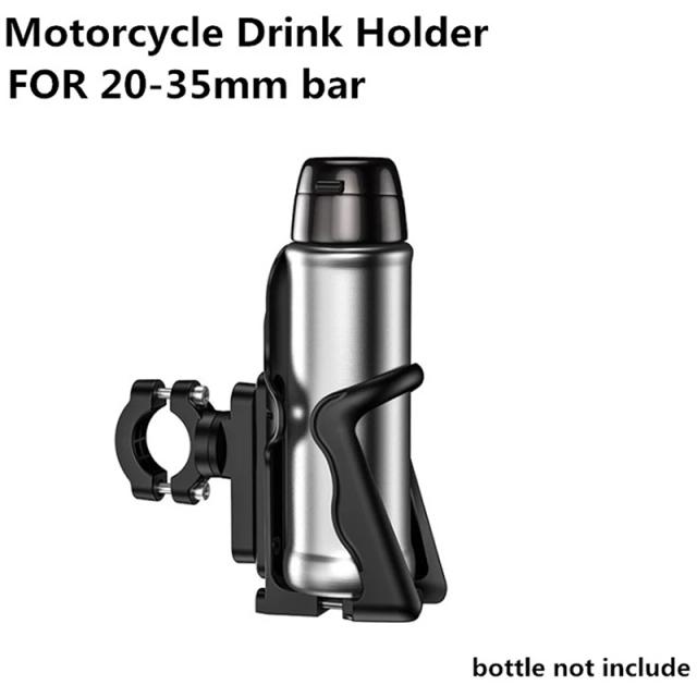 Suporte Universal para Bebidas de Motocicleta e Bicicleta - Ideal para Copos e Garrafas de Água