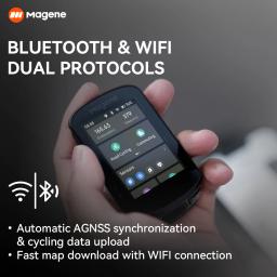 Magene-C506 GPS Navigation Bike Computador, Velocímetro WiFi, Tela Sensível Ao Toque Colorida, MTB Estrada Bicicleta Odômetro, Ciclismo Aviso De Treinamento - Image 3