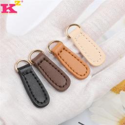 5 pçs de couro genuíno zip extrator zíper puxa substituição costura prendedor slider para mochila roupas diy zíperes costura accessor - Image 6