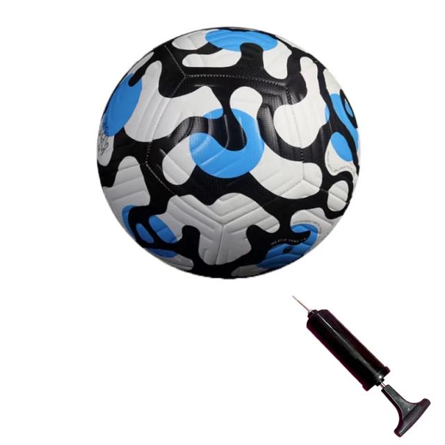 Bola de Futebol Plutônio com Bomba de Ar para Treinamento Interno e Externo - Inclui 1 Unidade e Design em Fósforo para Clube