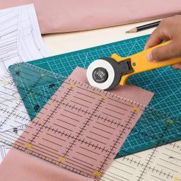 Vestuário de corte plástico acolchoado régua para costura acessórios ferramentas retalhos alfaiate artesanato escala regra desenho suprimentos diy ferramentas - Image 6
