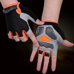 Luvas de meio dedo respirável, anti derrapante, para ciclismo, fitness, musculação, crossfit, exercício, esportes - Image 6