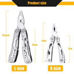 Alicador dobrável multifunções Alicador faca de bolso Outdoor Camping Survival Caça Ferramentas Aço inoxidável Multi-ferramenta Pocket Knife - Image 6