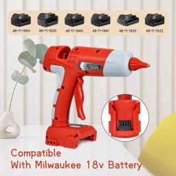 Pistola de cola quente para artes e ofícios, ferramenta de reparo elétrico do calor, Makita, Dewalt, Bosch, Milwaukee, Ryobi, bateria de lítio 18V, DIY - Image 5