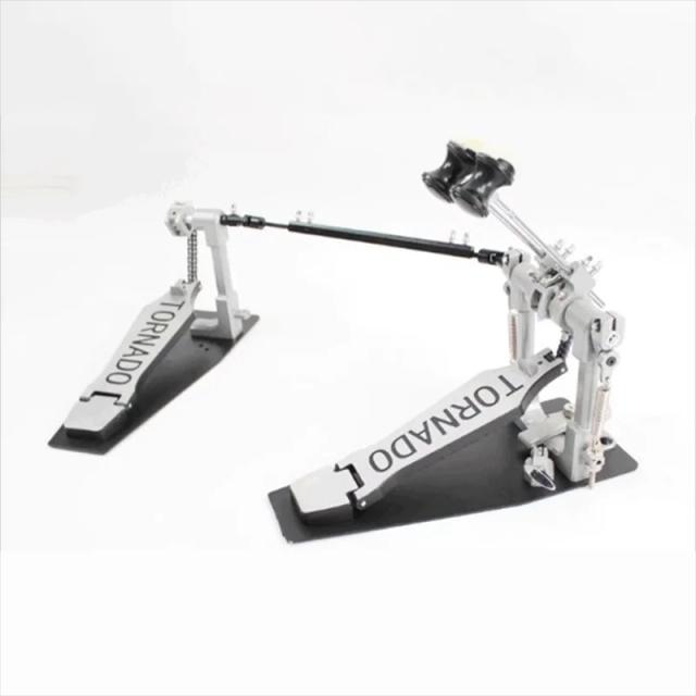 Pedal Duplo para Bateria, Suporte Musical e Acessórios Profissionais de Percussão