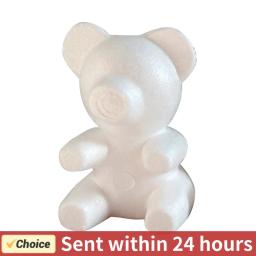 Poliestireno Isopor Urso, Molde de urso branco para casamento, Dia dos Namorados, Decoração para casa - Image 1