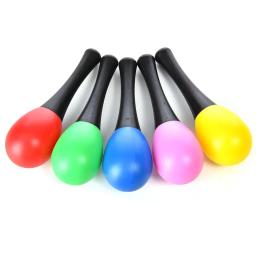 Martelo de areia plástico maraca chocalho shaker para crianças, instrumentos musicais, brinquedo sonoro, cor aleatória, bebê, 1 pc - Image 2