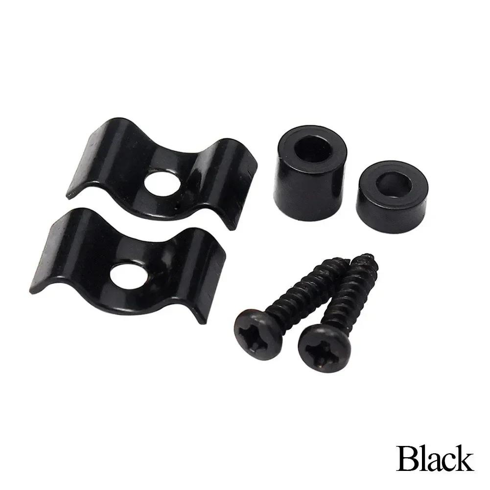 1 par de árvores de cordas/feitores guitarra elétrica ouro/preto/cromado com guia de parafuso ajuste venda quente prático confiável - Image 1