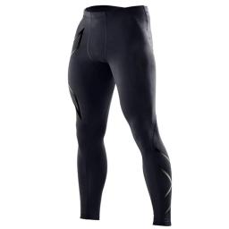 Calças justas de secagem rápida respirável masculina, calças de compressão, perneiras corrida, fitness, musculação, calças magras - Image 4