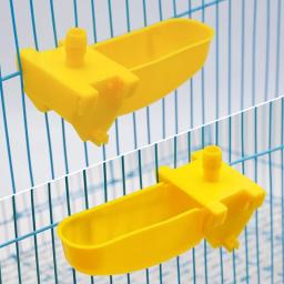 10 pçs acessórios gaiola de pássaro frango codorna pombo plástico potável tigela instalação esquerda e direita mamilo aves bebendo - Image 6