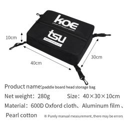 KOETSU Paddleboard Deck Bag, Elastic Mesh Saco De Armazenamento para Paddle Board, Prancha De Surf, Caiaque, Barco, Canoa E Rafting - Image 6