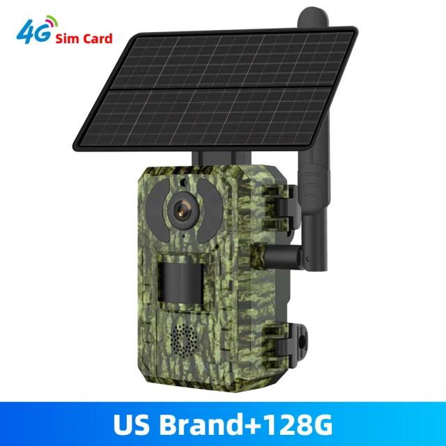 Câmera de Caça UCON à Prova D'Água com Visão Noturna, Conexão 4G, 4MP e Bateria de 7800mAh para Observação da Vida Selvagem ao Ar Livre
