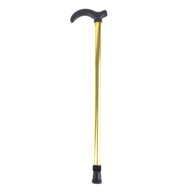 Cane Ajustável Antiderrapante para Caminhadas, Muleta Estável de 75-90cm com 2 Seções