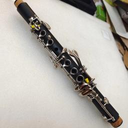 Excelente Clarinete com Estojos Eb 11Key Baquelite Nickel Plated Presentes para crianças - Image 4