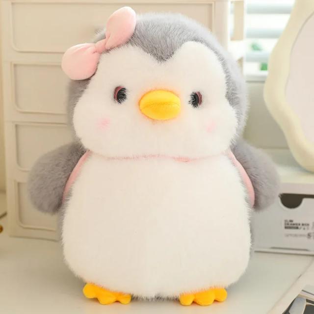 Brinquedo de Pelúcia Pinguim Gordo Macio 25/32cm