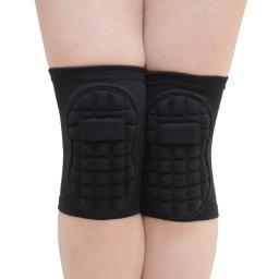 Joelheiras de proteção antiderrapante, vôlei de futebol, esportes radicais, joelheira para evitar colisões, cinta de esponja grossa, 1 par - Image 6