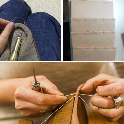 Kit De Costura De Couro DIY Com Alça De Cobre, Agulha De Toldo, Ferramenta De Reparação De Sapatos De Lona, Fio De Nylon - Image 6