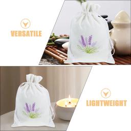 Embalagem do carro Sachet Bag, pequeno cordão presente, lavanda Embalagem, lona Satchel, Perfume Titulares, 5 Pcs - Image 5