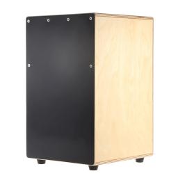 Tambor de madeira Cajon para crianças, instrumento de percussão com fios, pés de borracha, acessórios para tambor - Image 2