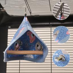 Gaiola de rede para pequenos animais, ninho de pássaro, poleiro para papagaio, periquito, passarinho canário, suprimentos de brinquedos - Image 3