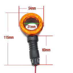LED Turn Signal Light para bicicleta elétrica, lanterna de segurança, acessórios para veículos elétricos, ciclismo, motocicleta, E-bike, 36-72V, 1 par - Image 3