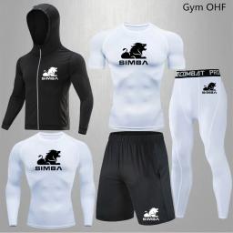 roupas masculinas conjuntos masculinos kimono jiu jitsu Compressão terno do esporte dos homens bjj mma rashguard muay thai kickboxing t camisas + calças conjuntos de camisas de boxe treino esportes faixa terno - Image 6