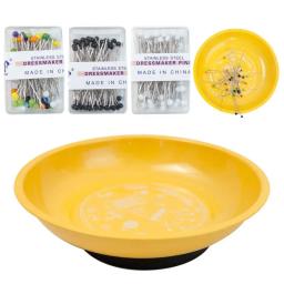 Suporte magnético para pinos, redondo, aço inoxidável, almofada de costura magnética, peças magnéticas universais, acessórios de organização para pequenos - Image 1