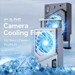 Ulanzi Camera Cooling Fan Radiator, versão atualizada, 4K, Kit de gravação, dissipador de calor para Sony ZV-E1, R6, Mark II, FUJIFILM XT4, Nikon CA25 - Image 2