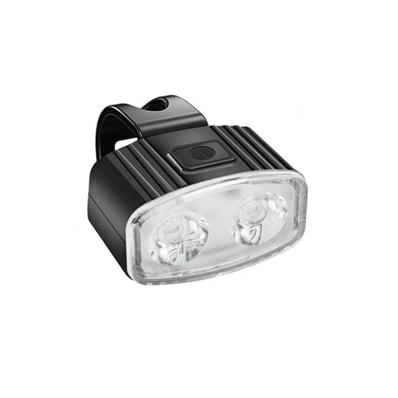 Luz de bicicleta recarregável com lanterna LED, Lâmpada de bicicleta, Iluminação frontal e traseira, Acessórios Mountain Bike - Image 1