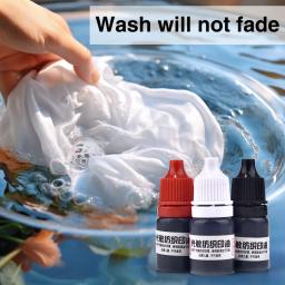 Tinta impermeável especial para roupas, Crianças Name Stamp Printing on Clothing, Wash Not Fade Ink, Têxtil, 3Pcs Set - Image 3