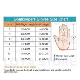 Luvas Profissionais De Goleiro De Futebol De Látex para Crianças e Adultos, Luvas Grossadas De Goleiro, Luvas Esportivas - Image 2