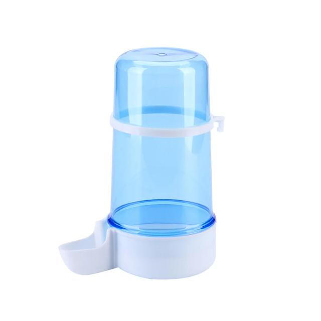 Alimentador Automático de Pássaros 400ml com Dispenser de Água para Gaiola e Papagaios