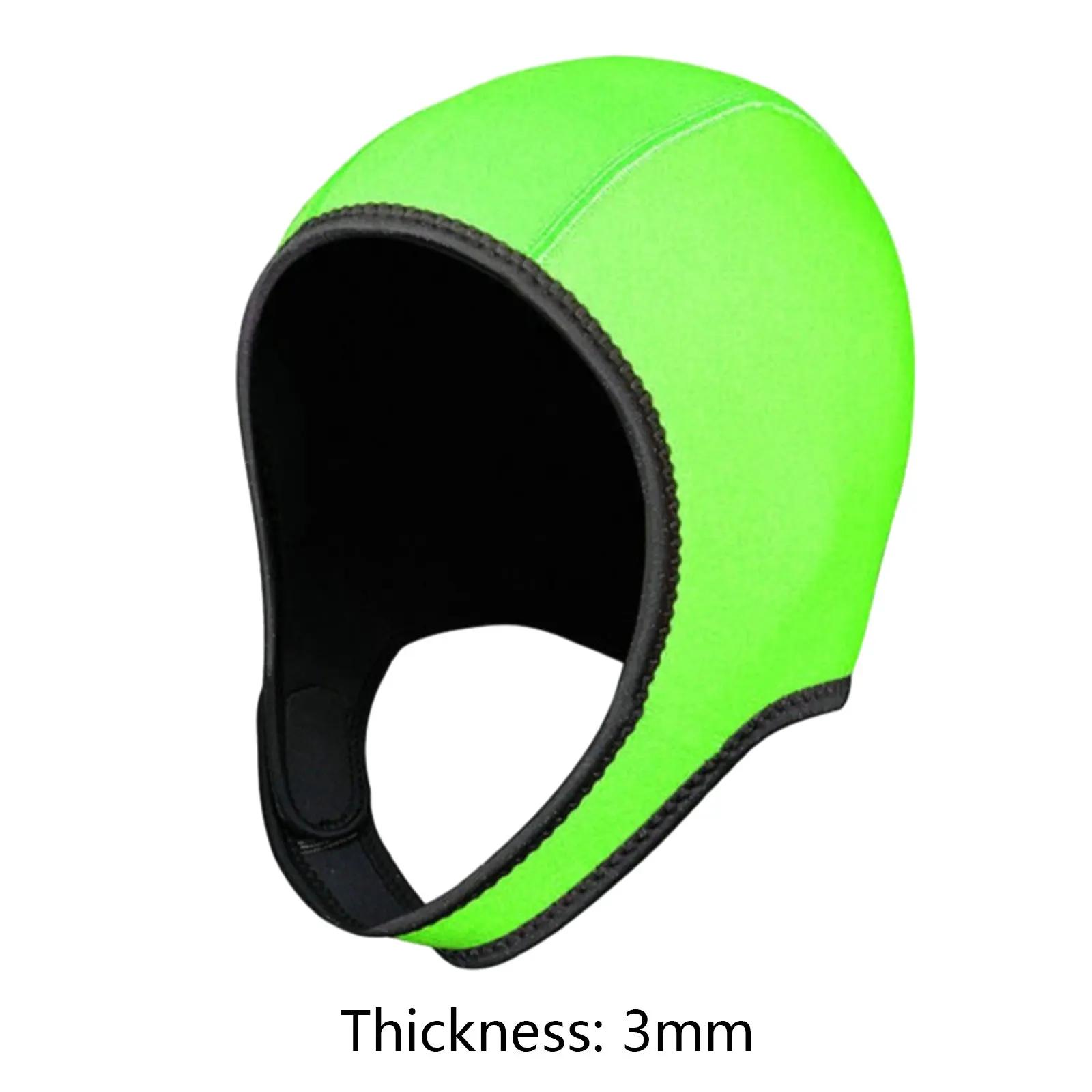 Capô de mergulho com Chin Strap, Neoprene Wetsuit, Touca de natação, Esportes Aquáticos, Surf, Banho, Snorkeling, Caiaque, 3mm - Image 1