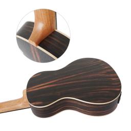 Aiersi-Ukulele Baixo Elétrico, Guitarra Acústica, Instrumentos de Cordas, Java ebony Body, Frete Grátis, Custom Made, U - Image 3