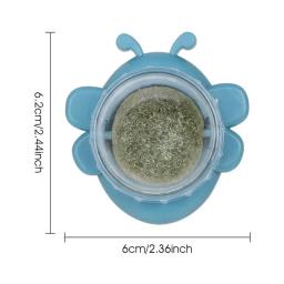 Bolas de parede Catnip para gatos, Forma de abelha, Brinquedo de mordida de gato, Lambendo bola de rolo - Image 6