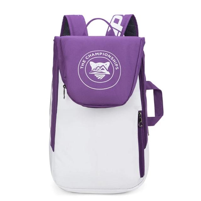Mochila Portátil Multifuncional para Raquetes de Tênis, Squash e Badminton com Espaço de Armazenamento