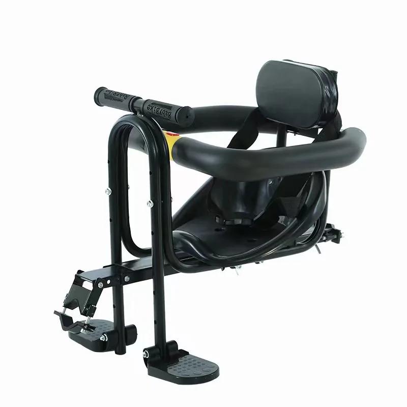 Assento de bicicleta para crianças Front Mount Saddle Almofada Segurança Kids Saddle Destacável Criança bicicleta cadeira para MTB Road Bike Accessorie - Image 1