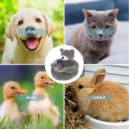 Cama de pelúcia em forma de urso para animais, sofá confortável para cães e gatos, cama de caixa lavável, almofada antiderrapante, sofá quente para animais - Image 4