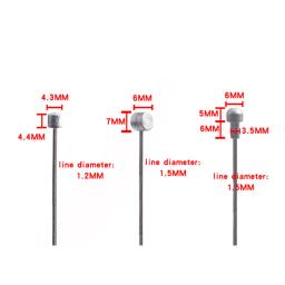 10 pçs/set mtb linha de freio da bicicleta estrada engrenagem shifter freio cabo interno conjunto núcleo fio interno 2000mm 1700mm 1400mm 900mm - Image 5