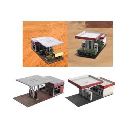 Kits Modelo de Construção, Desmontagem Paisagem, Modelo Cena, Decoração Acessória Ferroviária, Escala 1:72, Escala 1:64 - Image 6