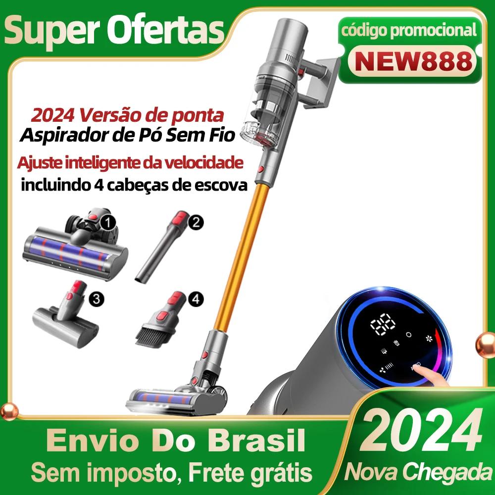 (Código promocional: NEW888)Aspirador de Pó Portátil Sem Fio ABIR VC205, 27000PA, Sensor de Poeira Inteligente, Tela de Toque LED, Controlo Automático de Velocidade, Eliminador Portátil de Ácaros - Image 1