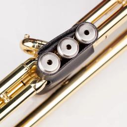 Universal couro macio Bb trompete mão guarda capa, Almofadas de proteção de pistão, Pré suor, guarda válvula de erosão - Image 3
