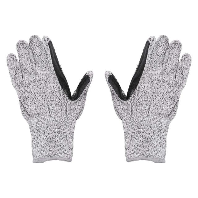 Luvas Antiderrapantes Nível 5 Resistentes ao Corte para Manuseio Seguro de Vidro com Tira de Silicone e Alta Durabilidade