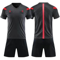 Profissional Árbitro Uniformes Para Homens, Camisolas De Futebol, Shorts, Camisa Terno, Bolso Fatos De Treino, V-Neck, Juiz Sportswear - Image 2