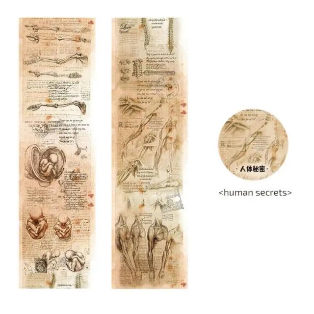Adesivos de Papel Washi com Estampas de Desenhos Animados para Decoração Retro e Criativa