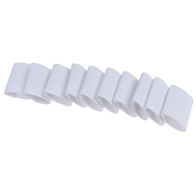 Luvas Elásticas para Dedo: Suporte para Basquetebol, Voleibol e Artrite - Pacote com 10 Peças